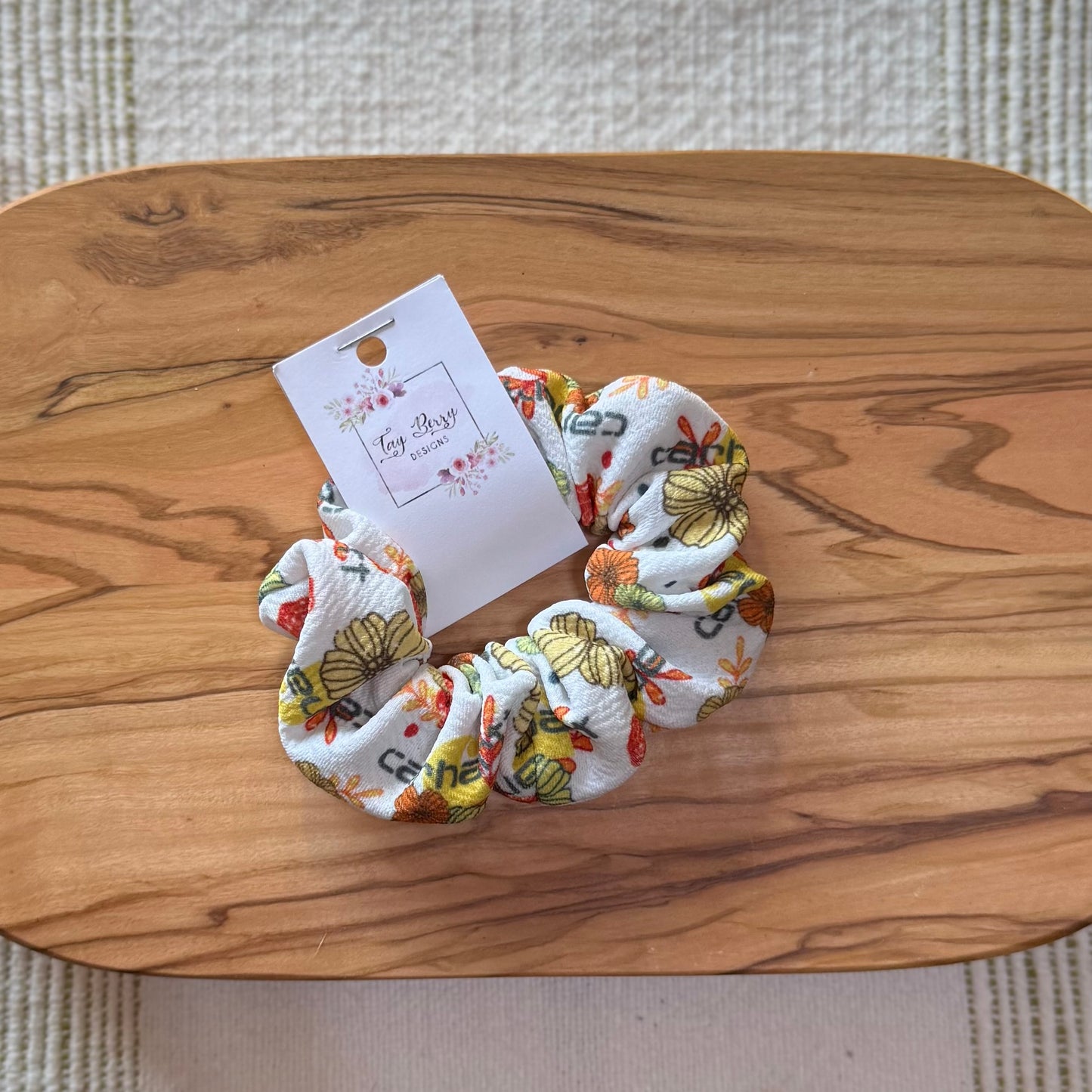 Floral Carhartt Scrunchie