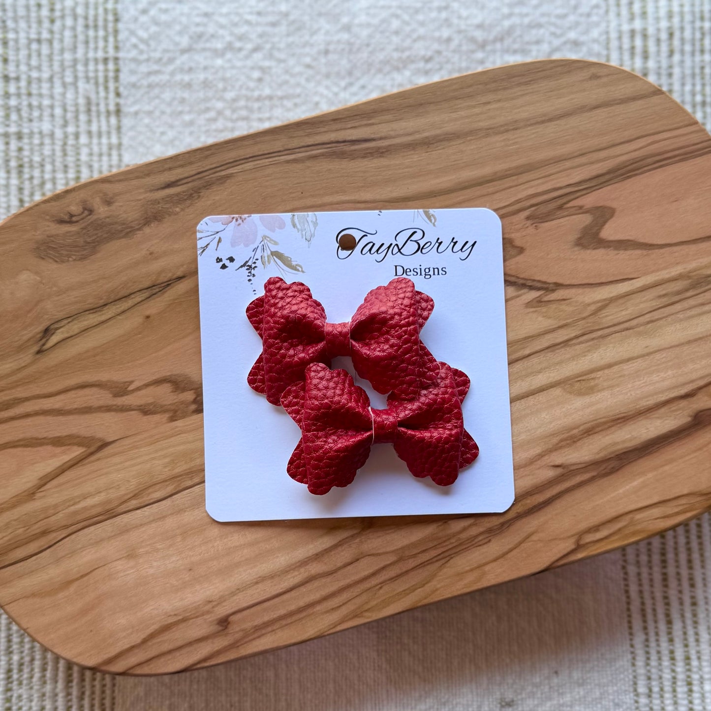 Solid Red - Daisy Piggies