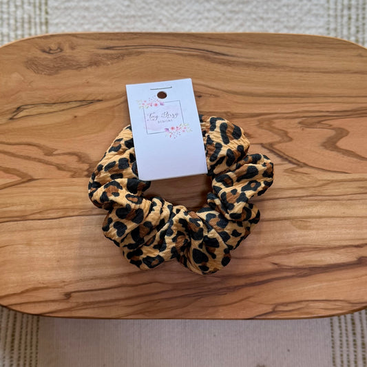 Leopard Print Scrunchie