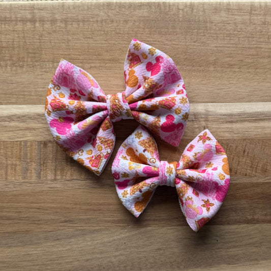 Pink Magical Christmas- Floppy, Scrunchies & Head Wraps