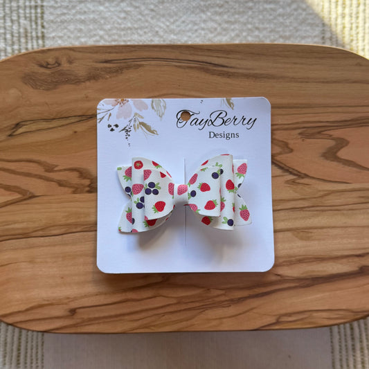 Berries - 3" Harper Faux Leather