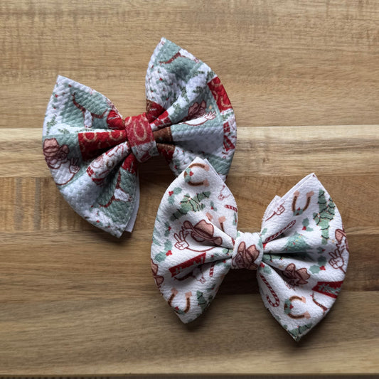 Howdy Christmas - Floppy, Scrunchies & Head Wraps