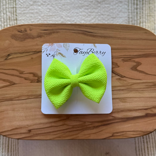 Neon Yellow/Green - Mini Clip