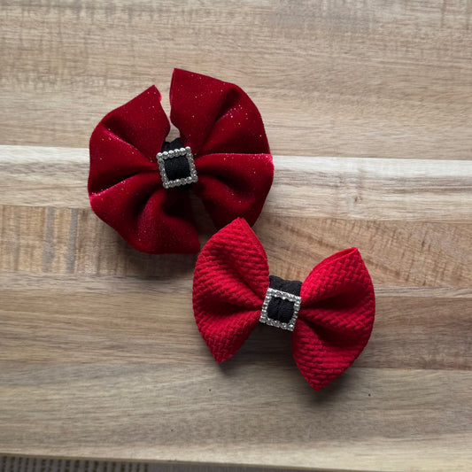 Santa Belt Floppy Bows