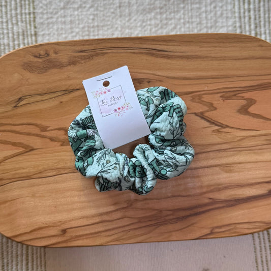 Floral Jeep Scrunchie
