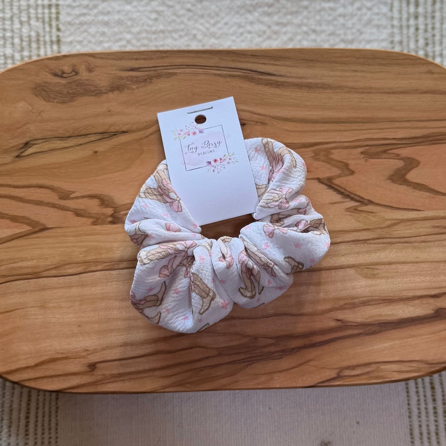 Boots & Bows Scrunchie