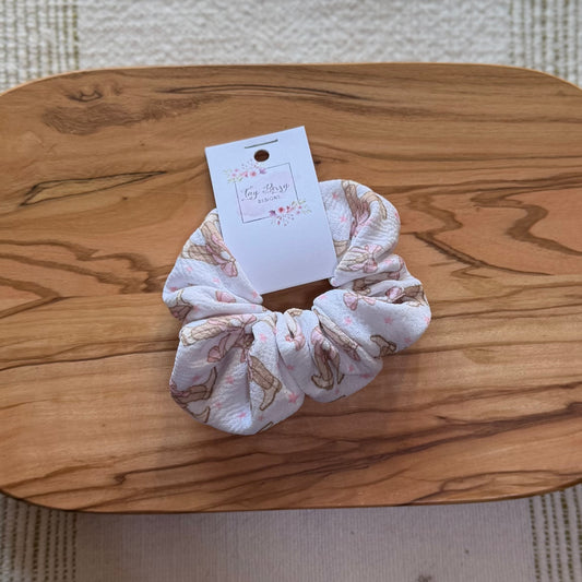 Boots & Bows Scrunchie
