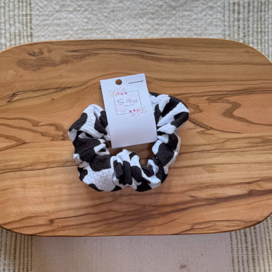 Cow Print Scrunchie