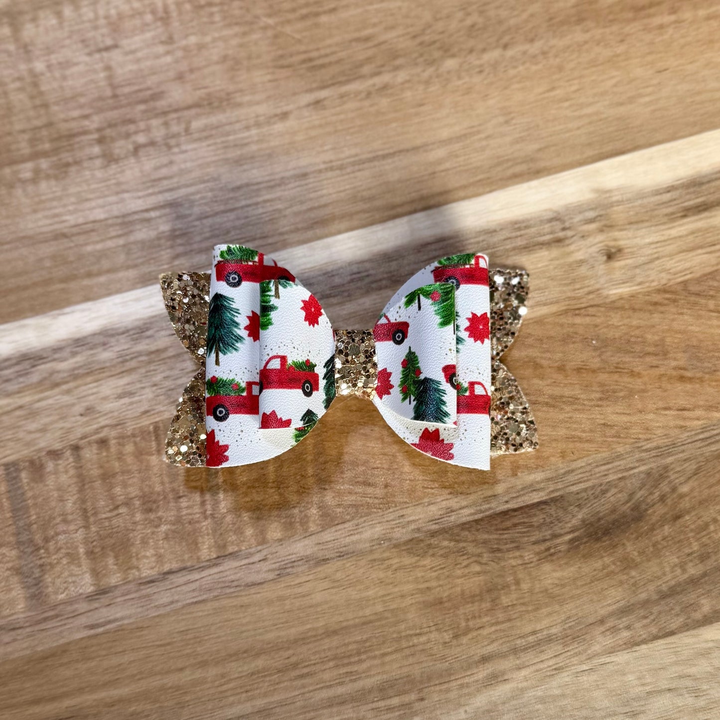 Christmas Trucks - 3" Harper Faux Leather