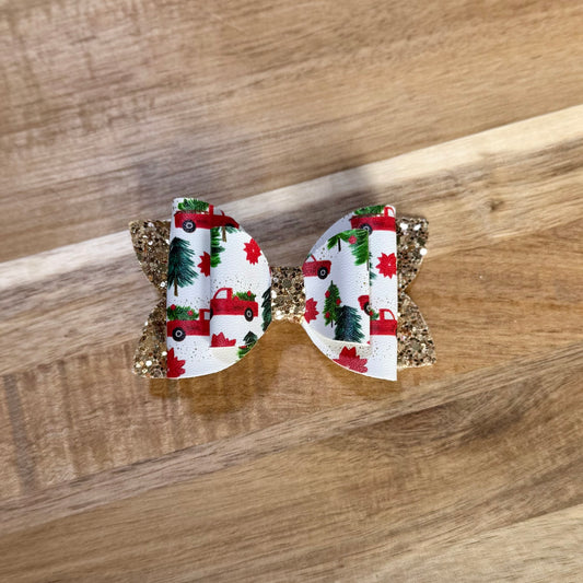 Christmas Trucks - 3" Harper Faux Leather